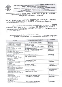 Homologação chapa