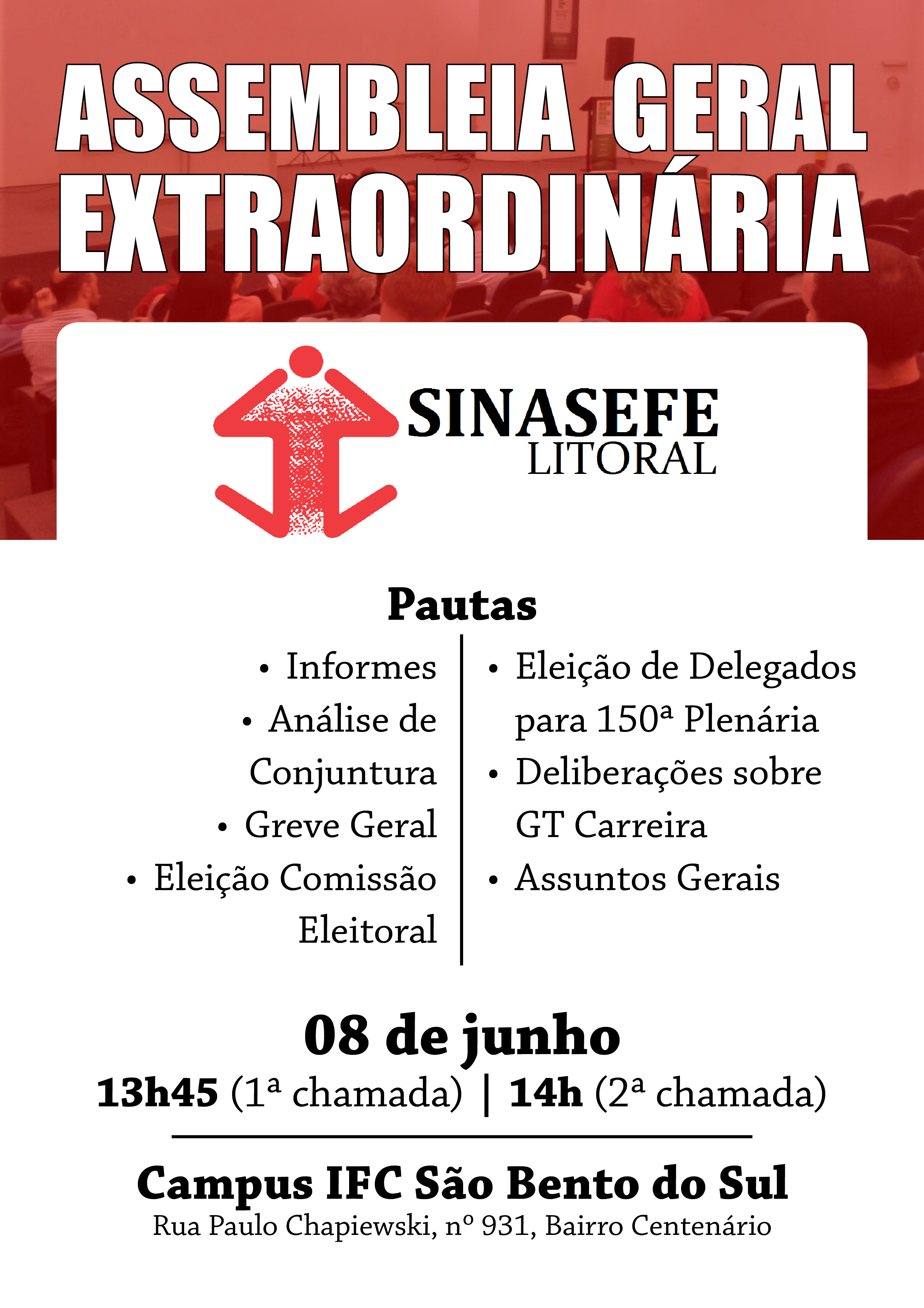 assembleia 08 junho 17 sinasefe litoral4