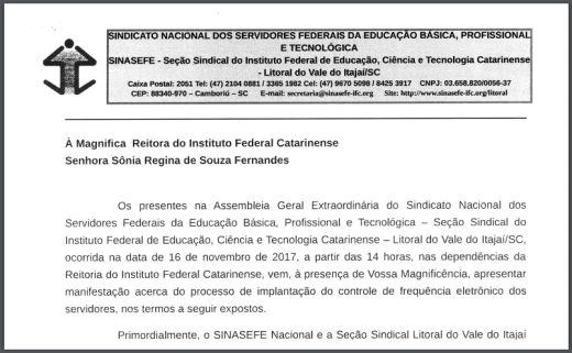 oficio reitora ponto eletronico 161117
