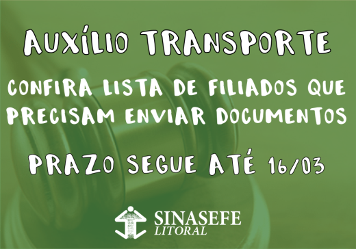 auxilio transporte acao marco 18