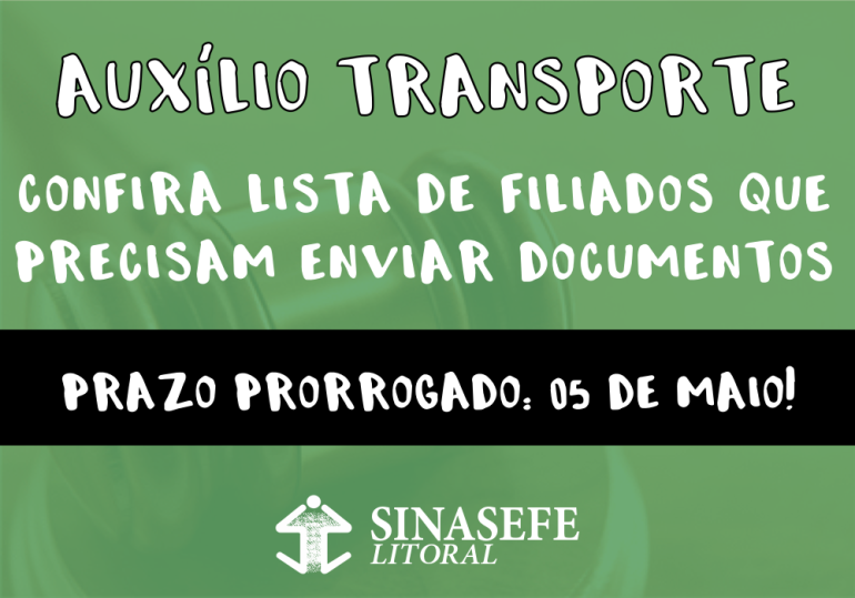 auxilio transporte acao maio 18