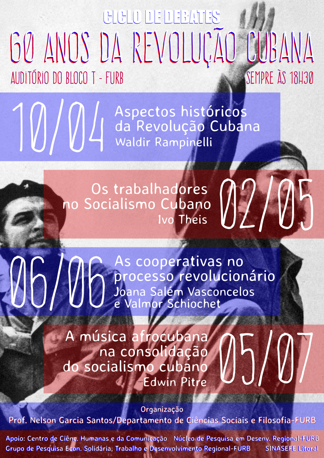 Debates em Blumenau marcam 60 anos da Revolução Cubana